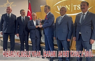 Hisarcıklıoğlu'ndan, İşadamı Ahmet Kaval'a...