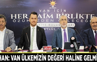 Işıkhan: Van ülkemizin değeri haline gelmiştir