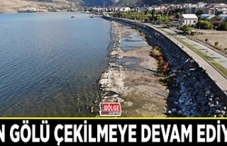 Van Gölü çekilmeye devam ediyor