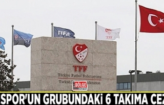 Vanspor'un grubundaki 6 takıma ceza…