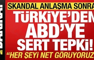 Yapılan anlaşma sonrası Türkiye'den ABD'ye...