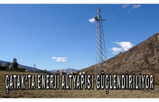 Çatak'ta enerji altyapısı güçlendiriliyor