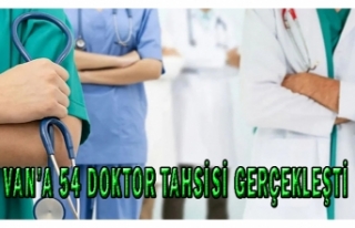 DHY kurasında Van'a 54 doktor tahsisi...