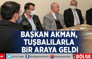 Başkan Akman, Tuşbalılarla bir araya geldi