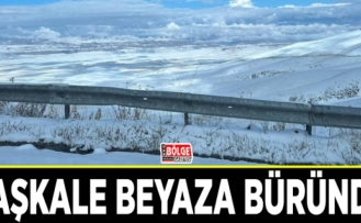 Başkale beyaza büründü