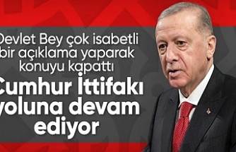 Cumhurbaşkanı Erdoğan: Cumhur İttifakı olarak duruşumuzdan taviz vermeyeceğiz