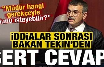 Bakan Tekin'den kayıt ücreti iddialarına sert cevap!