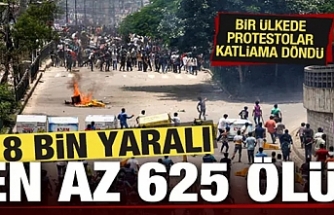 Bir ülkede protestolar katliama döndü!