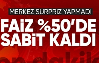 TCMB, Eylül 2024 politika faizini yüzde 50’de sabit bıraktı